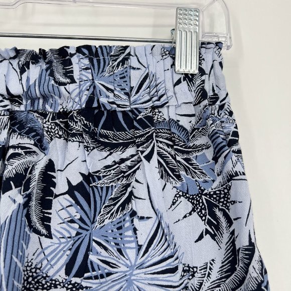 Aerie Blue Palm Tropical Hawaiian Print Beach & Beyond Breezy Shorts Size XS - Picture 5 of 9